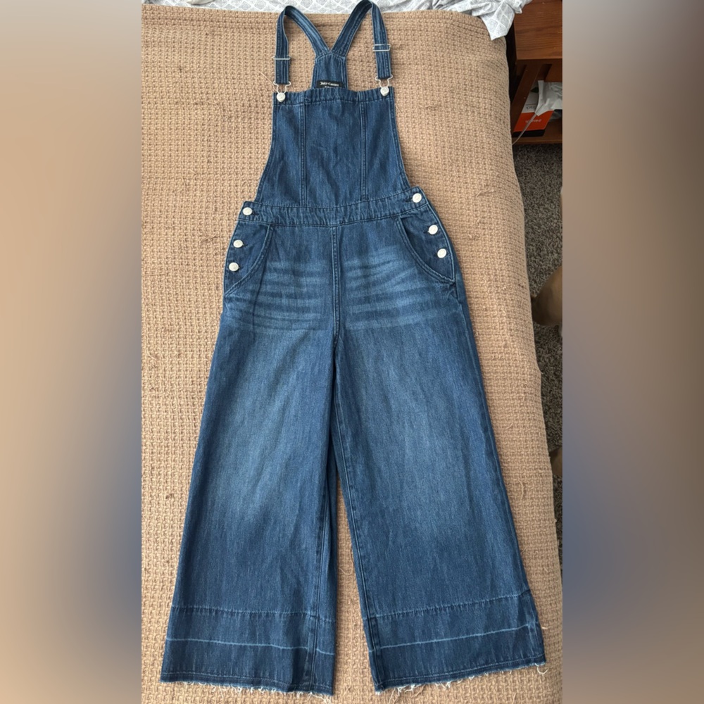 NWOT Juicy Couture Blue Denim Jumpsuit - Picture 3 of 4